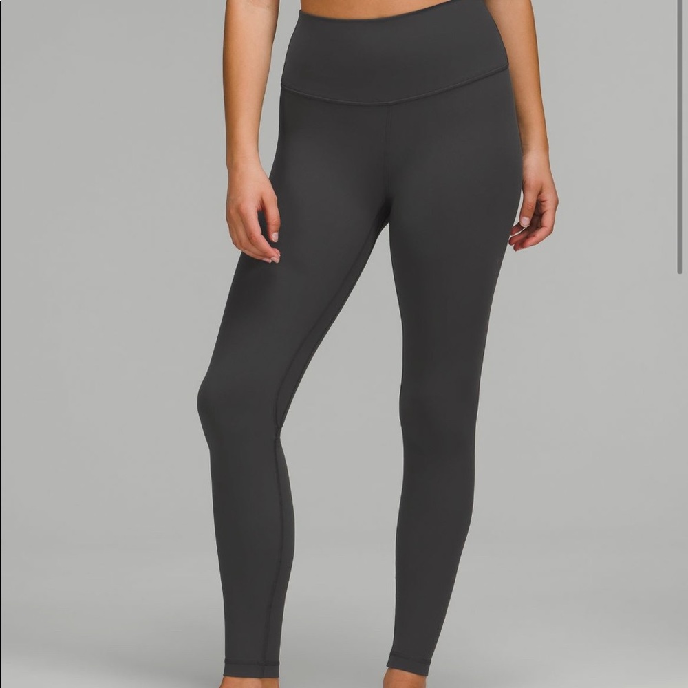 dark grey lululemon align leggings 28”